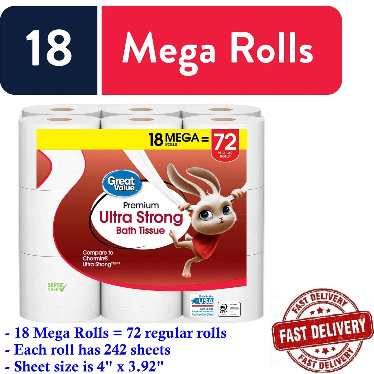Great value cheap toilet paper
