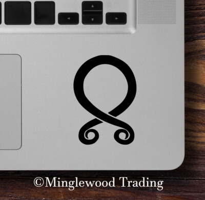 Troll Cross Vinyl Sticker | Trollkors | Norse Protection Rune