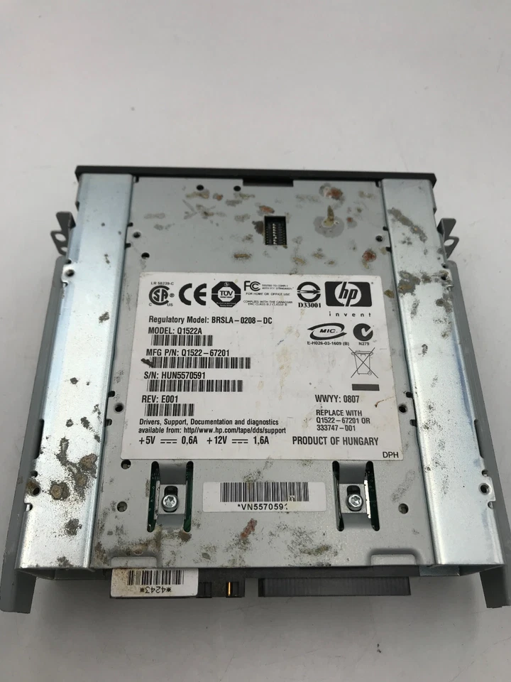 HP StorageWorks DAT-72i SCSI (68-pin) LVD Tape Drive ONLY AS IS - Image 4 of 4