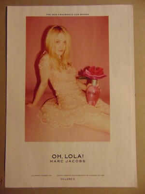 2011 OH, LOLA FRAGRANCE Marc Jacobs with DAKOTA FANNING print ad