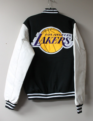 New NBA Los Angeles Lakers Reversible faux leather sleeve poly