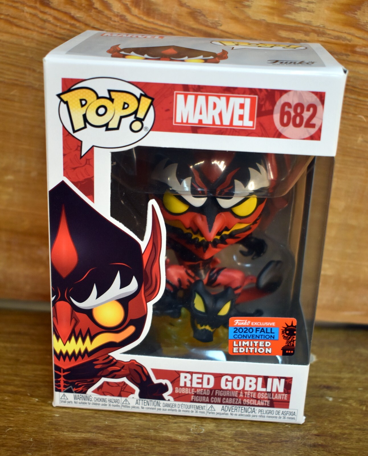 Sale Funko Pop Marvel #682 Red Goblin 2020 Fall Convention Limited Edition Exclusive