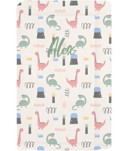 BABY CHANGING MAT - nursery - new born - Happy Dino - Can Be Personalised name
Opens in a new window