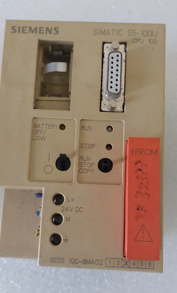 Siemens - SIMATIC S5-100U CPU 100 - 6ES5 100-8MA02 - Usato - Bild 3 von 4
