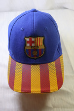 FCB BARCELLONA CAPPELLO BERRETTO UOMO CALCIO SOCCER TAGLIA UNICA HAT VINTAGE