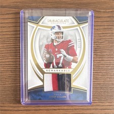 2025 Panini Immaculate Collection Remarkable Jerseys Josh Allen #RM-JAN /49
