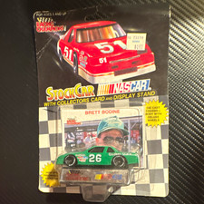 Racing Champions NASCAR Brett Bodine 1990 Pontiac Grand Prix 1:64 w/ Stand