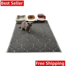 LittleTiger Cat Litter Mat, XL Super Size, Phthalate Free, Easy to Clean, 46x...