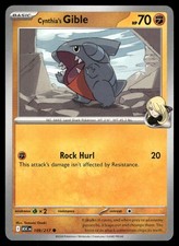 Cynthia's Gible 109/217 ME: Ascended Heroes Common NM