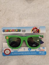Nintendo Super Mario Luigi Kids Classic Sunglasses Green
