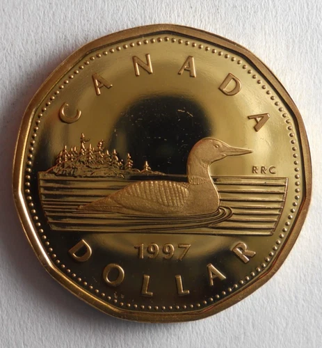 1997 CANADA DOLLAR - AU/UNC PROOF LIKE Coin - Lot #B6