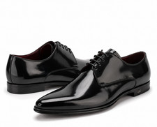 DOLCE & GABBANA “Derby Millennials” High-Gloss Leather (5 UK; 9 US)  $995  NIB