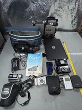Ikegami HL-45AW N Studio Camera Sony CCD-F35 Nikon Coolpix Camera Lot Parts