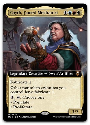 Cayth, Famed Mechanist (Extended Art) #26 (NM) Modern Horizons 3 M3C Magic MTG