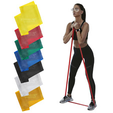 Professional Resistance Bands Set, 7 Pack 6 Ft Exercise Bands for Working Out, S