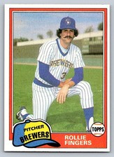 1981 Topps Traded #761 Rollie Fingers