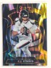 C.J. Stroud 2025 Panini Select Black Gold Shock #34 Houston Texans 