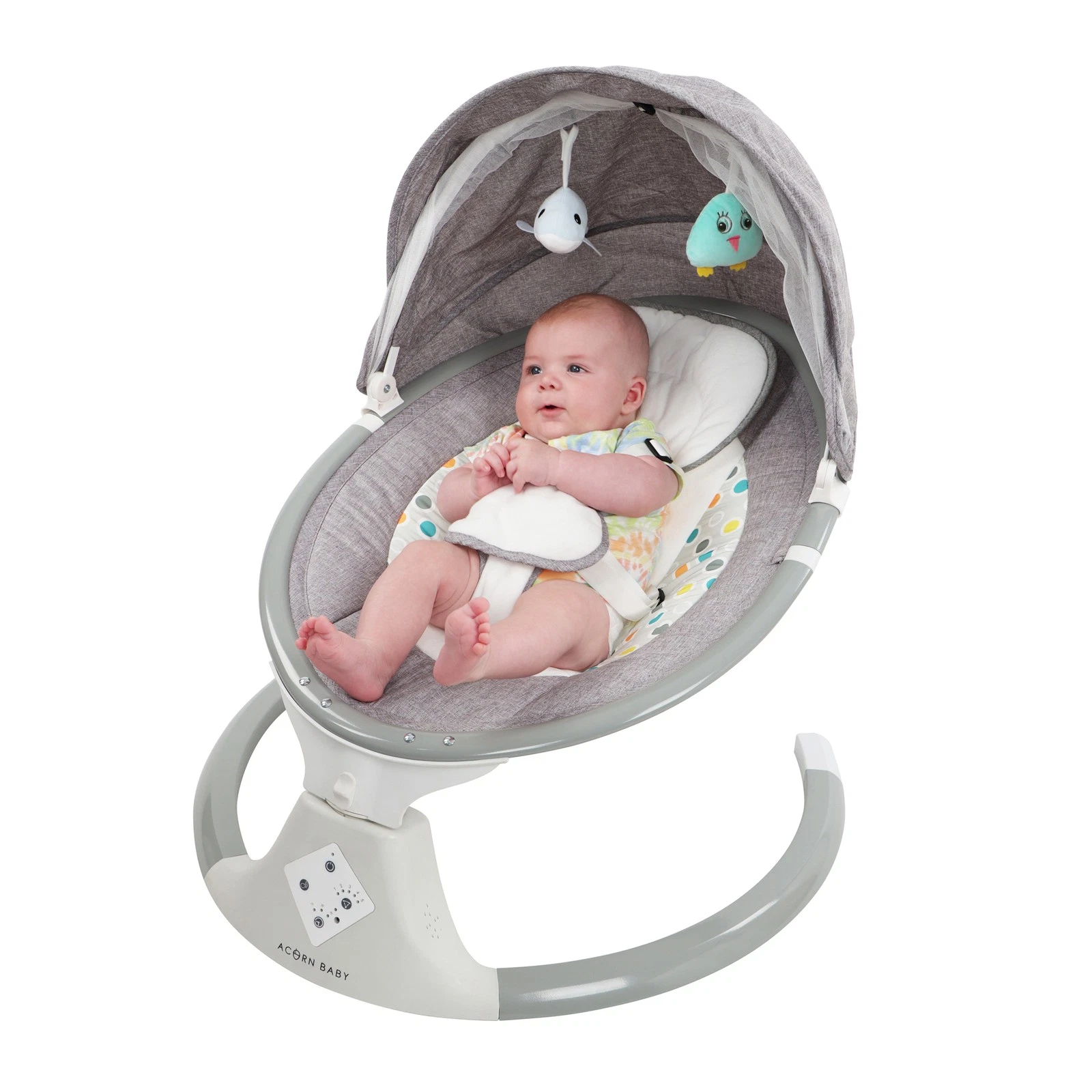 Acorn Baby Electric Baby Swing Remote Control Baby Rocker Swing with Music
Opens in a new window or