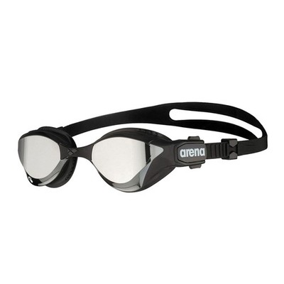 Arena Unisex Adult Cobra Tri Swipe Mirror Lens Swim Goggles, Silver/Black