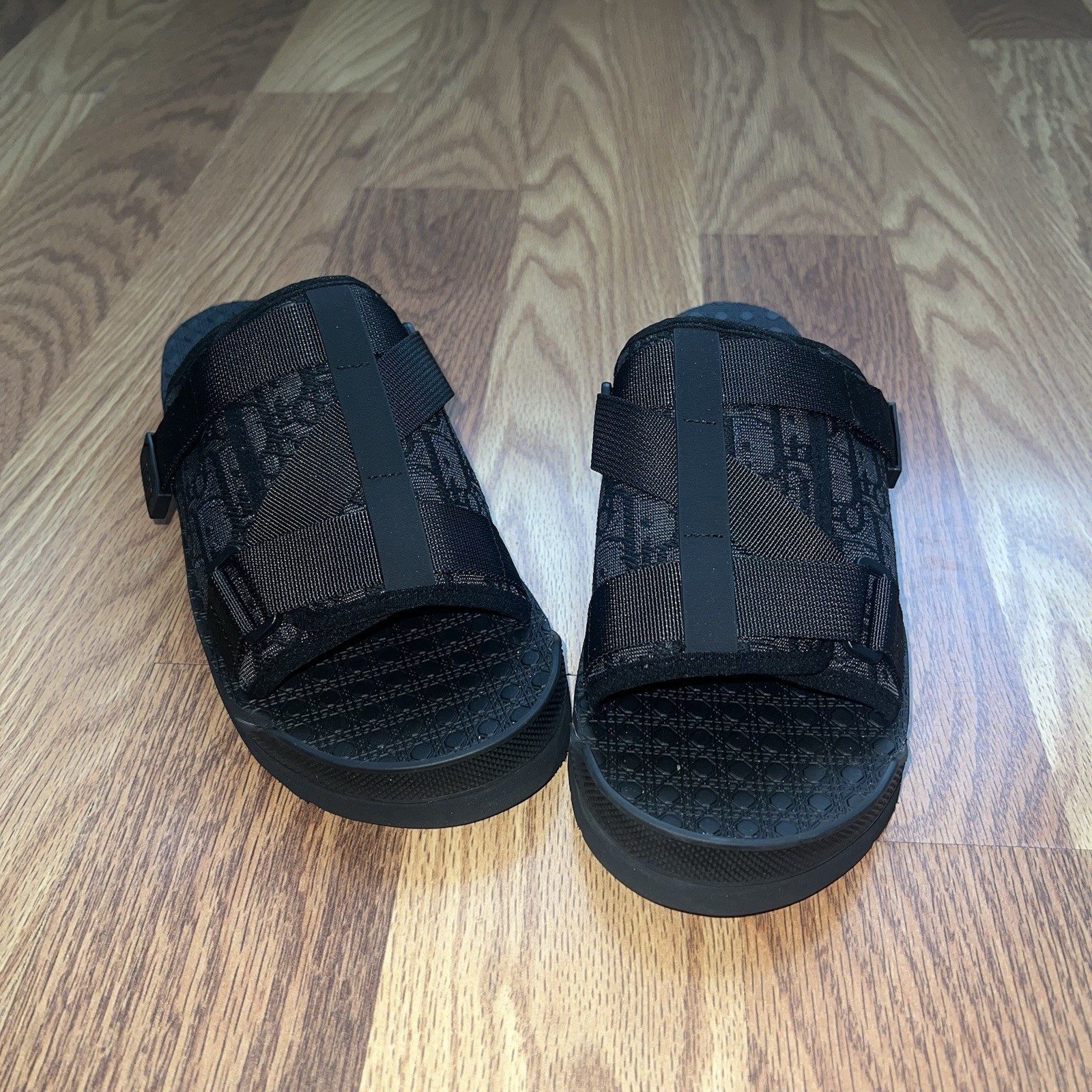 Dior Alpha Black Slides Size 10.5 44 Mens Streetwear 2020 Release-image