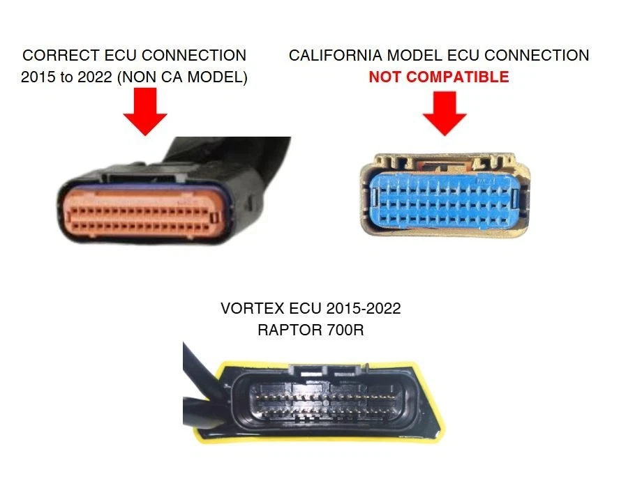 2015-2022 YAMAHA RAPTOR 700 (ATV) - VORTEX CONTROL UNIT W/HANDLEBAR MAP SWITCH - Image 3 of 4