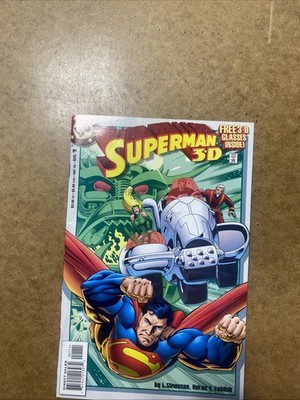 SUPERMAN 3-D #1 1998 DC Comics One-shot - 3D glasses intact Jurgens Cover NM-