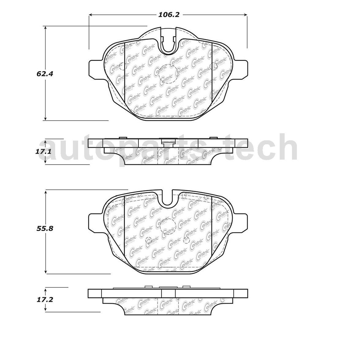 BMW i8 2014-2019 Brake pad