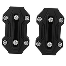 2pcs Engine Guard Crash Bar Protection Bumper Block - Compatible with Black
