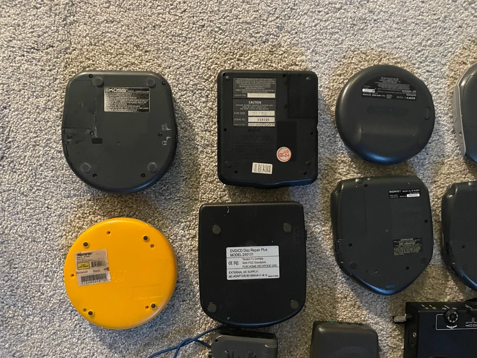 Lote de 24 reprodutores de cassete Walkman, Dishman, Rádio CD Players - Imagem 3 de 4