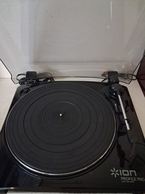 ION Profile Pro USB Input Turntable EZ Vinyl Tape Audio Converter Record Player