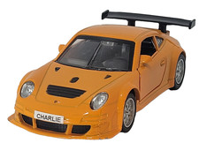 Porsche 911 GT3 RSR in Orange FREE PERSONALSIED PLATES Diecast Model Toy Car
