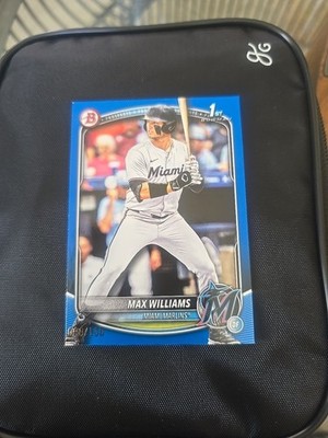 2025 Bowman Draft - Chrome Max Williams #BDC-68 Blue Refractor /150 (RC)
