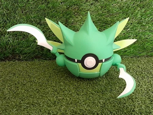 Pokemon TCG Inspired 3D Printed Scyther Pokeball