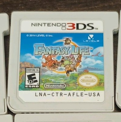 FANTASY LIFE Nintendo 3DS Game Cartridge Only Tested Working
