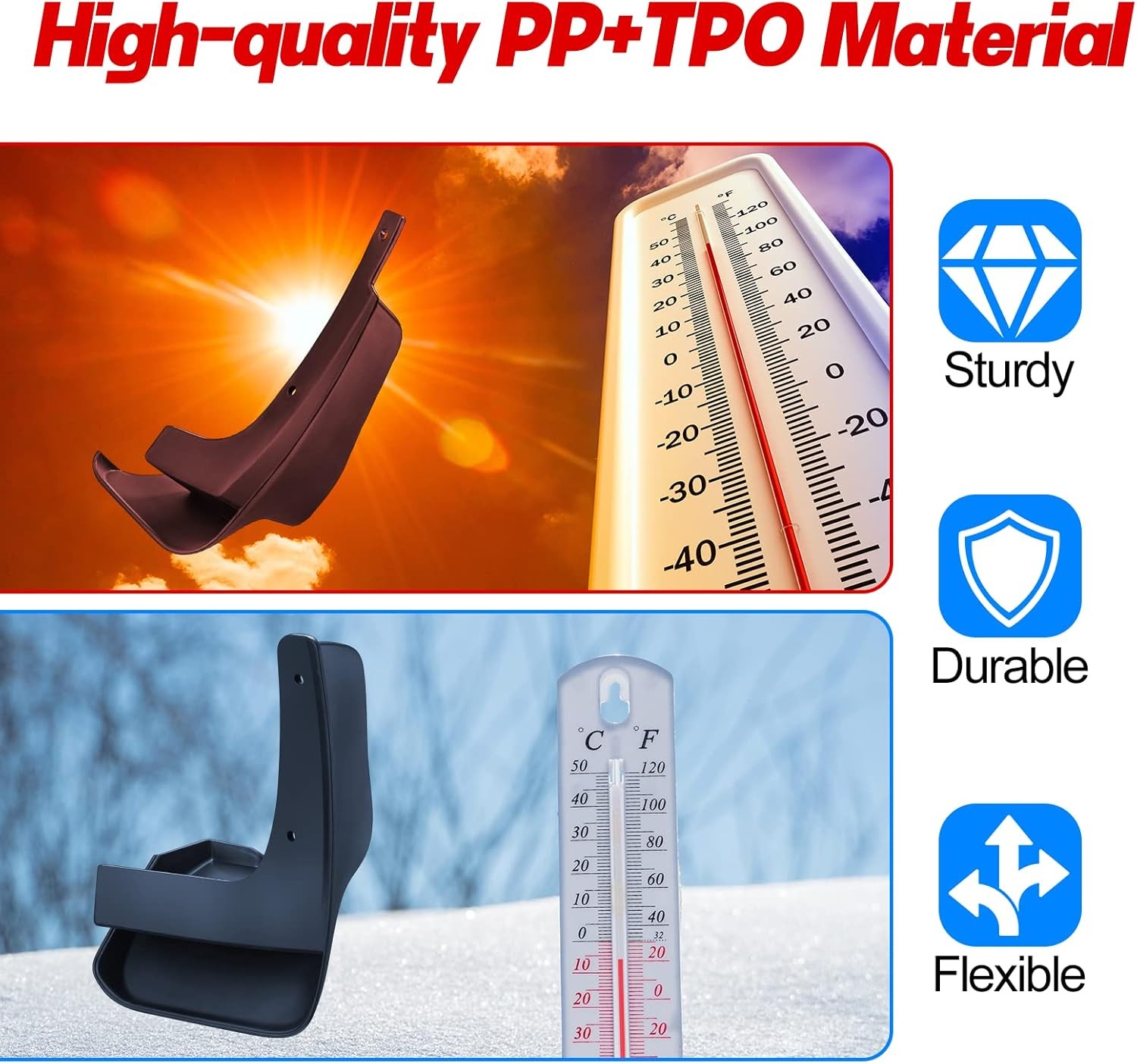 4x Truck Mud Flaps Splash Guards For2009 10-2013 Toyota Corolla 4-Dr l4