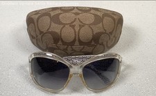 Coach Women's Linda 2804 Crystal Sunglasses with Case