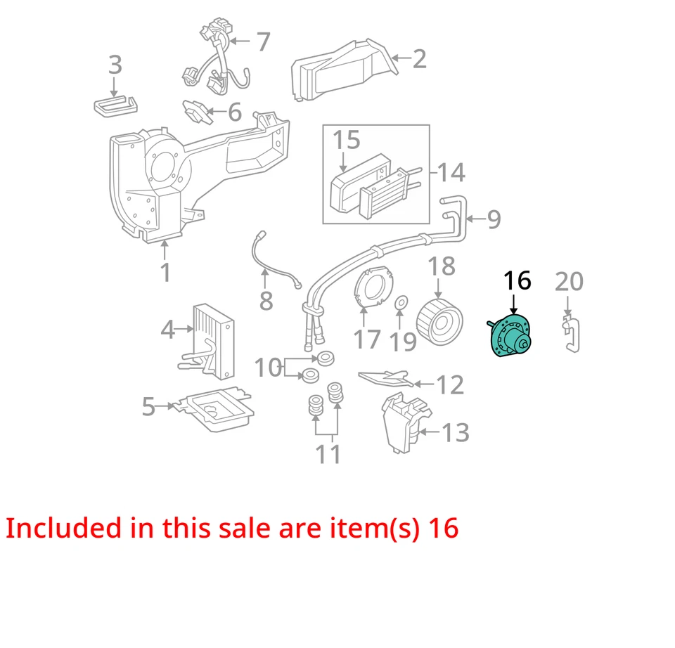 Ford E150 2006 furgoneta calefacción ventilador aire acondicionado motor OEM 67 k millas - LKQ432998901 Foto 4 de 4