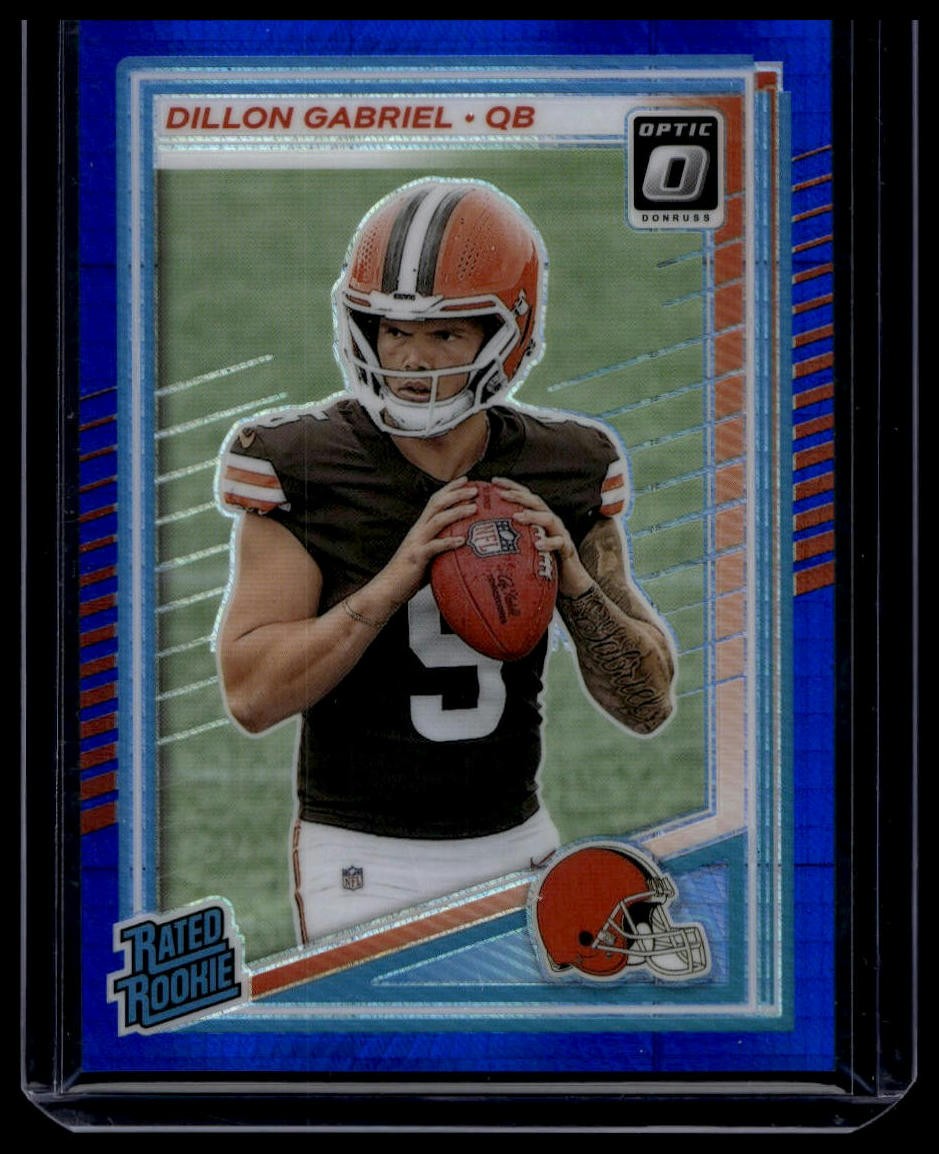 2025 Donruss Optic #263 Dillon Gabriel Blue Hyper