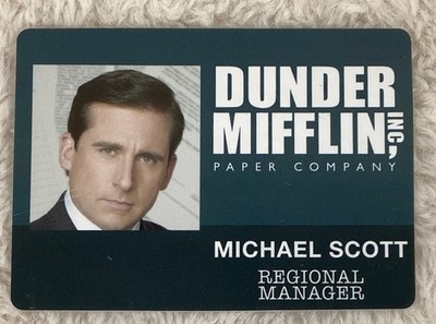 2019 The Office Downsizing Game Character ID Cards Michael Scott