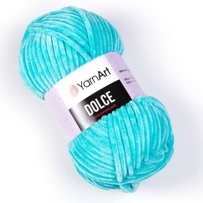 YarnArt Dolce Super Bulky Yarn 746 Yards Chenille Velvet for Cozy Projects