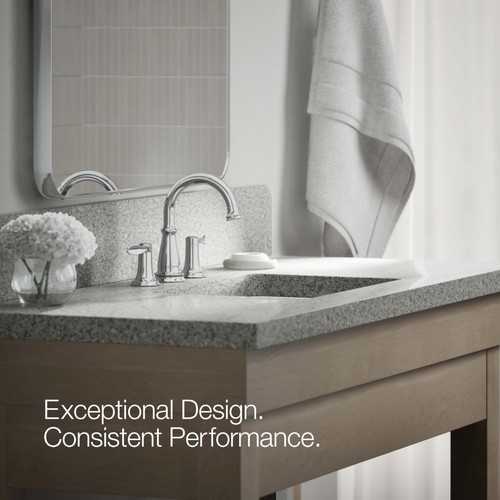 Kohler 27380-4-CP BELLERA® Widespread Bathroom Sink Faucet, 1.2 GPM, - Picture 6 of 7