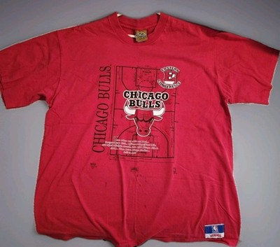 Vintage Nutmeg Chicago Bulls Eastern Conference Size XL Single Stitch    