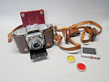 Vintage Zeiss Ikon Ikonta 35mm Camera w/ Leather Case  Acc  Manual - Germany