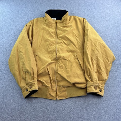 Paul Shark Yachting Jacket Mens Medium Yellow Black Reversible Full Zip Wool - 第 1/15 張圖片