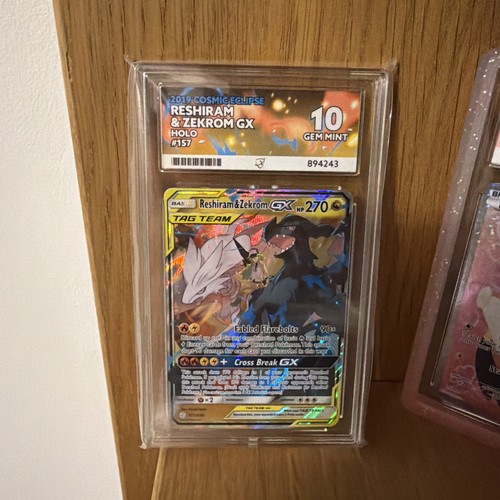 Reshiram & Zekrom-GX graded ACE 10 for sale on eBay