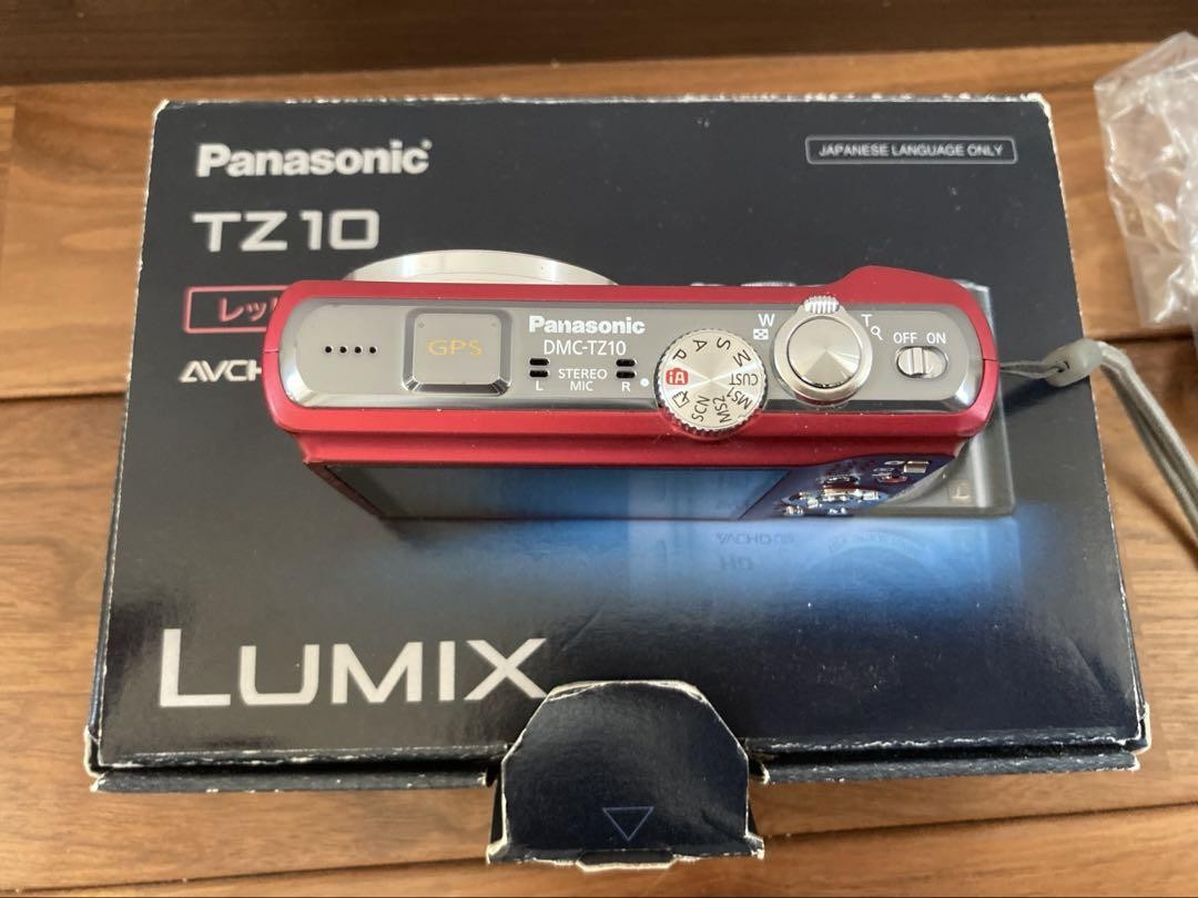【レア】Panasonic LUMIX TZ DMC-TZ10 レッド 中古】Panasonic パナソニック LUMIX DMC-TZ10 レッド
