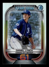 2021 Bowman #BTP-61 Daniel Lynch Chrome Bowman Scouts Top 100