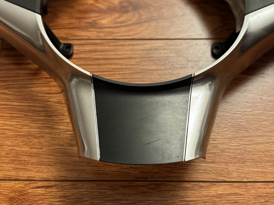 OEM 2008-2010 BMW E60 535i 550i 650i volante moldura botones plata Foto 3 de 4