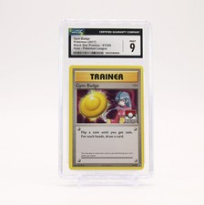 Gym Badge Sabrina XY208 CGC9 Black Star Promo League Trainer SCRATCHED CASE MINT on eBay
