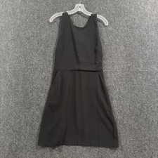 LOFT Dress Womens 6 Black Sleeveless Fit and Flare Pocket Little Black Dress New